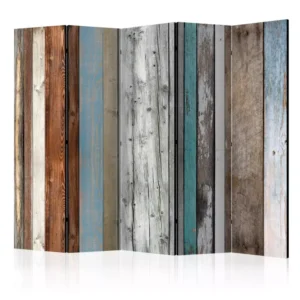 Paravent intérieur Planches de bois vericales