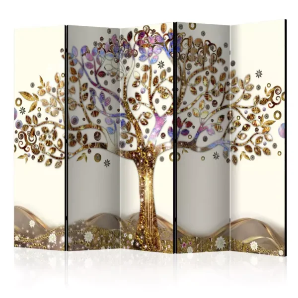 Paravent intérieur Arbre doré