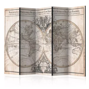 Paravent intérieur Mappe-Monde