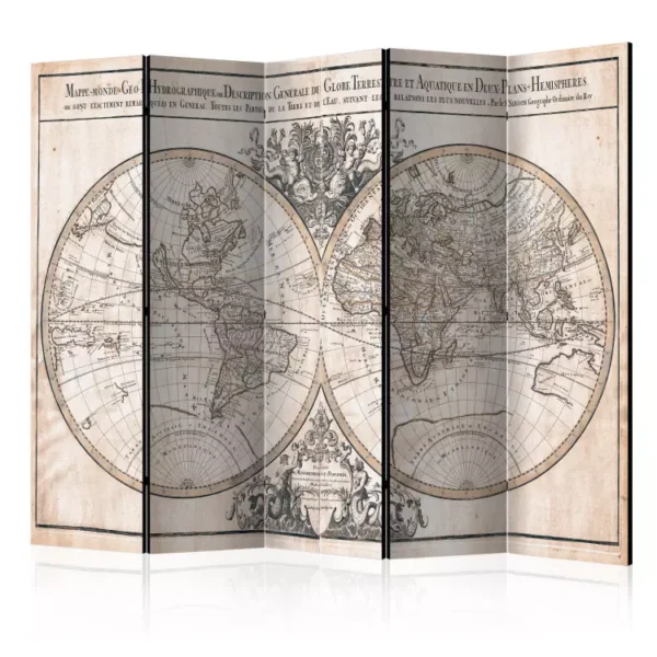 Paravent intérieur Mappe-Monde