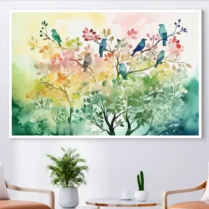 Arbre aux oiseaux colorés– Arbre aux oiseaux colorés--