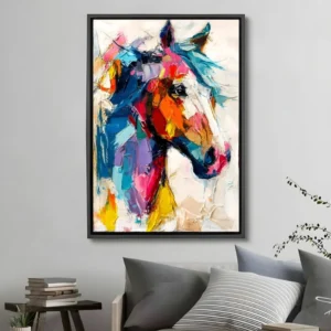 Cheval Arlequin-