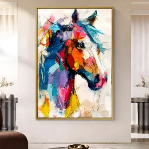 Cheval Arlequin