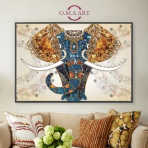 Éléphant Majestueux-