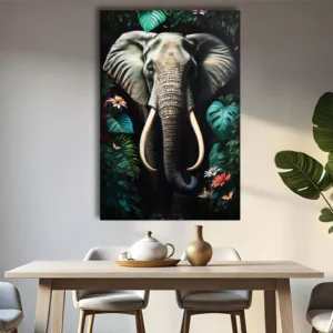 Éléphant Majestueux