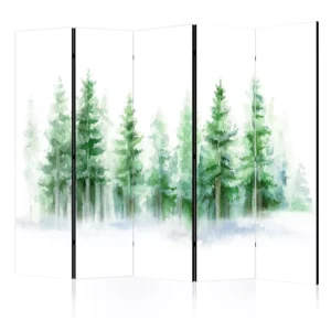Paravent intérieur Forêt de sapins