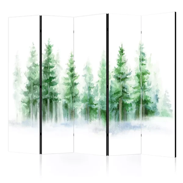 Paravent intérieur Forêt de sapins