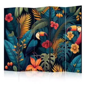 Paravent intérieur Oiseaux exotiques