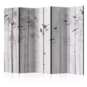Paravent intérieur Oiseaux sur les planches