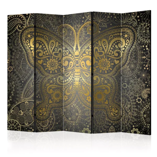 Paravent intérieur Papillon doré