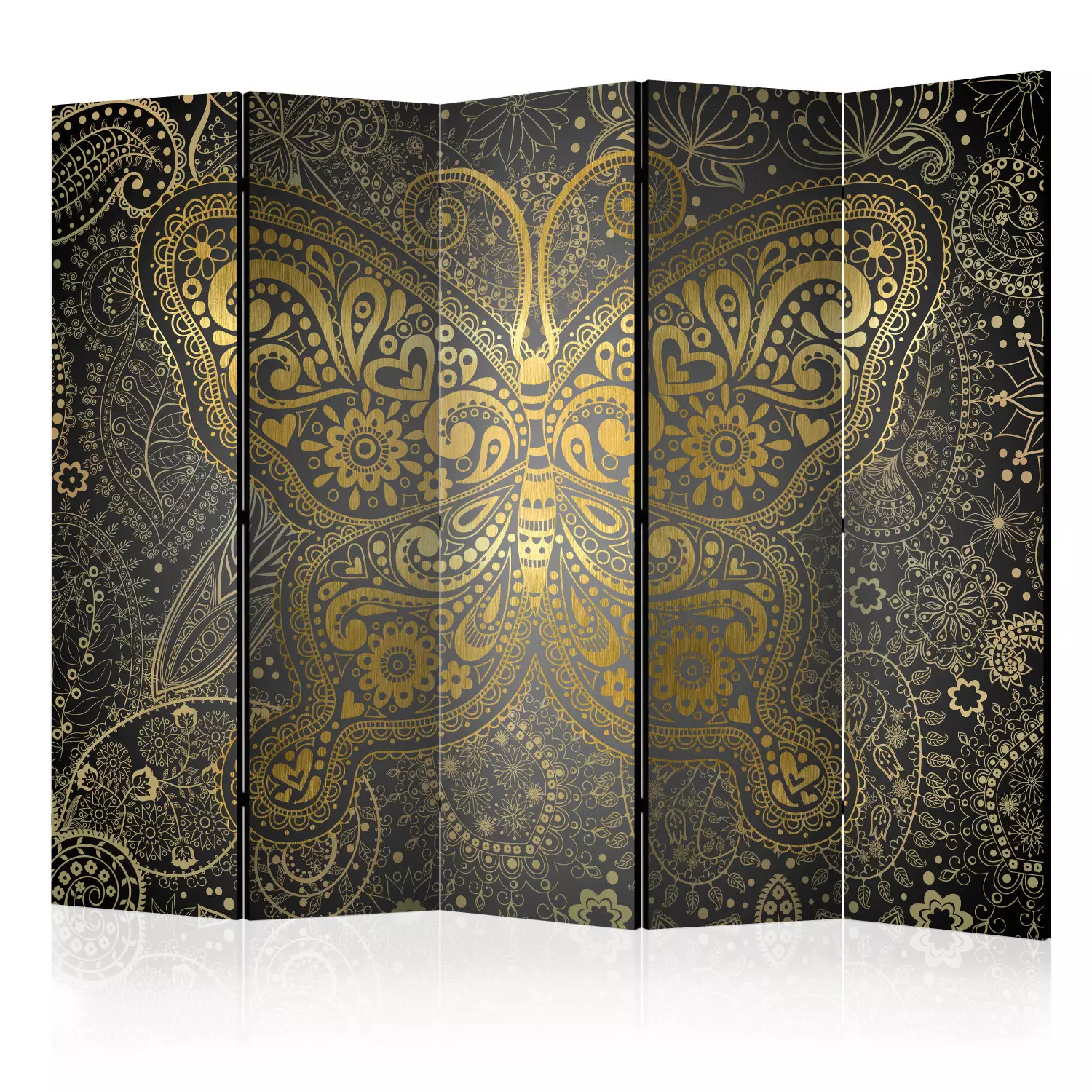 Paravent intérieur Papillon doré 1 Paravent intérieur Papillon doré