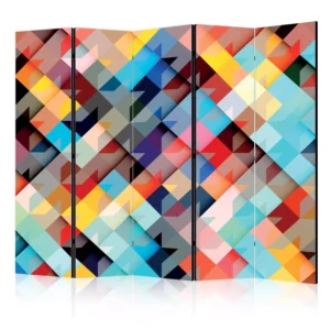 Paravent intérieur Patchwork coloré