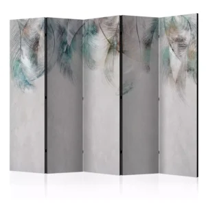 Paravent intérieur Plumes colorées