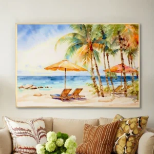 Plage paradisiaque tropicale