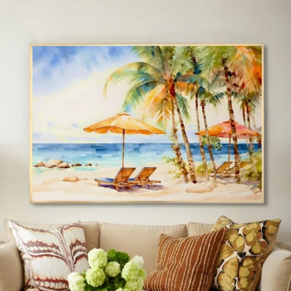 Plage paradisiaque tropicale