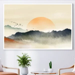 Soleil levant sur la brume- Soleil levant sur la brume-
