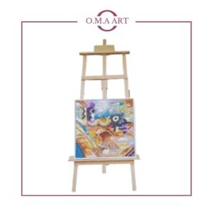 Tableau abstrait marocain-