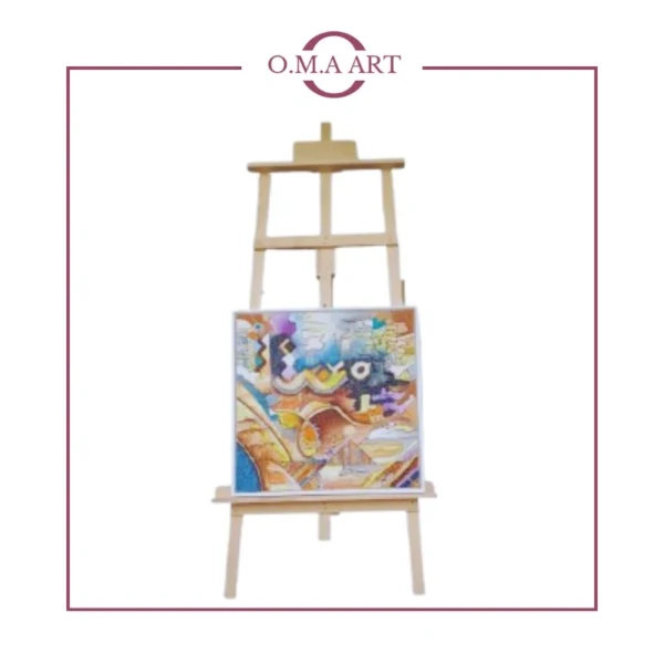 Tableau abstrait marocain-