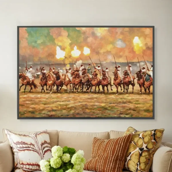 Tableau artistique marocain