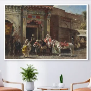 Tableau marocain – Cavaliers Tableau marocain – Cavaliers