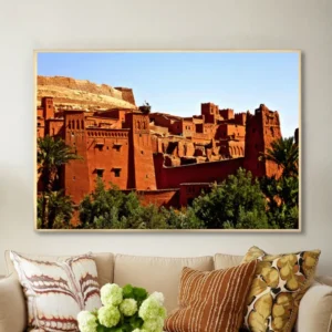 Tableau marocain – Kasbah authentique sous le soleil