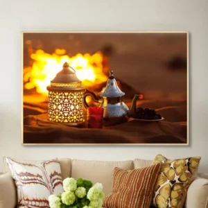 Tableau oriental chaleureux