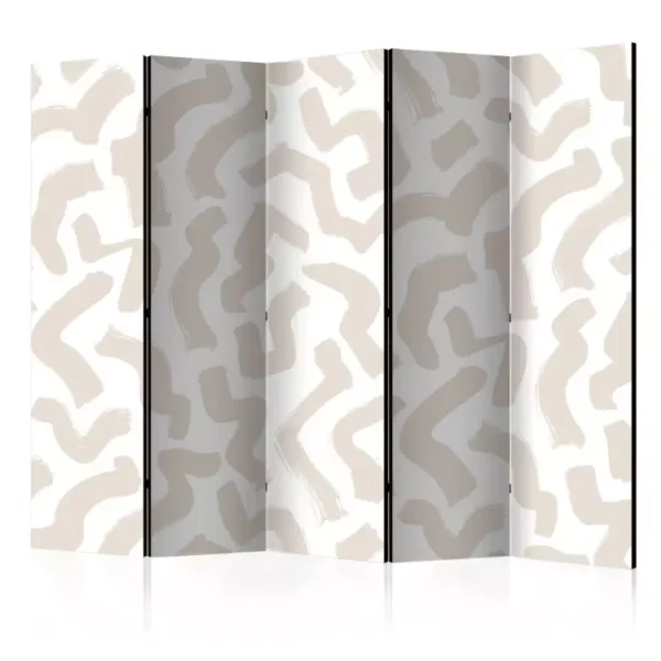 Paravent intérieur Dessin beige